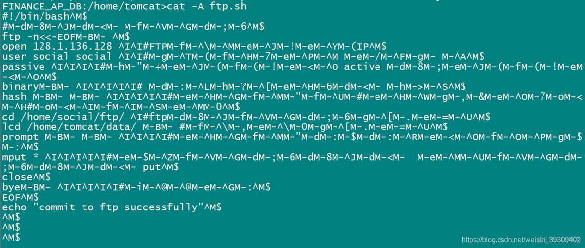 shell脚本执行报错：/bin/bash^M: bad interpreter: No such file or directory_vim_02