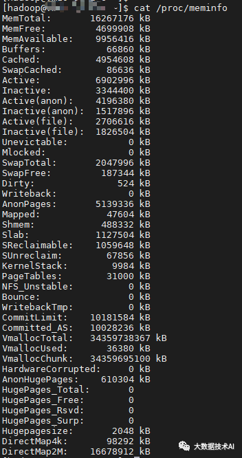 Linux查看内存_共享库