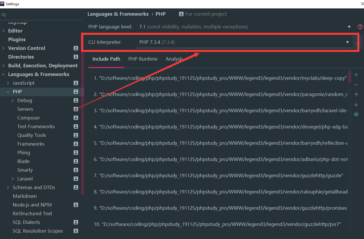 phpstorm中如何配置phpunit（单元测试）_laravel