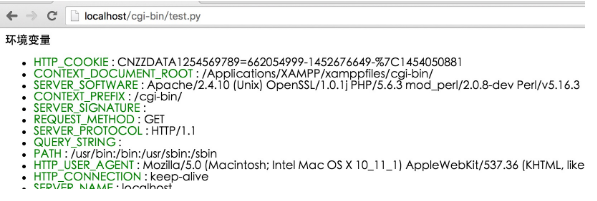 吴裕雄--python编程：CGI编程_环境变量_03