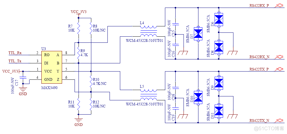 RS232/RS485/RS422的EMC电路设计_干扰信号_03