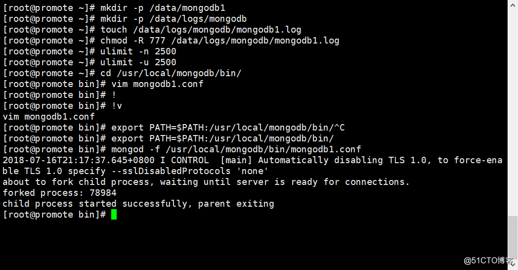 MongoDB安装及多实例启动_mongodb_03