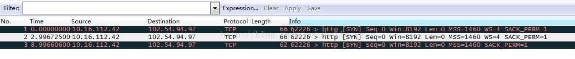 三次握手wireshark抓包分析，成功握手和失败握手_客户端_12