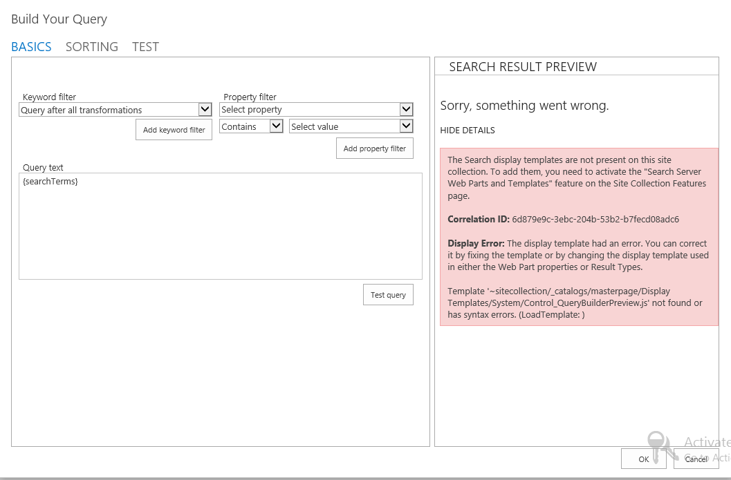 SharePoint Search之(七)Search result-  结果源_java_07