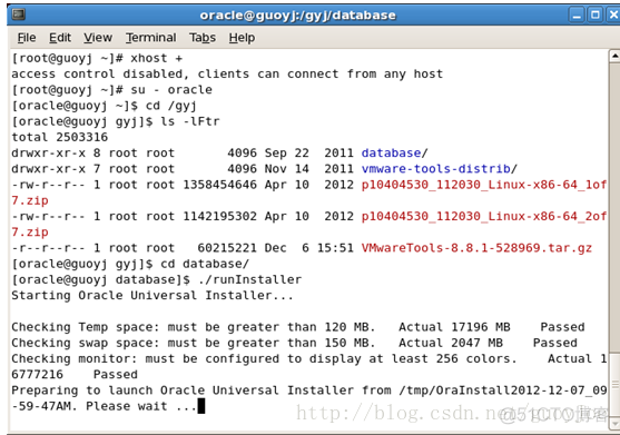 [每日一题] 11gOCP 1z0-052 :2013-09-5 runInstaller oracle of no swap_oracle_03