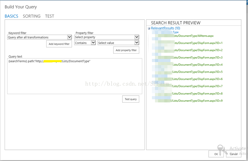 SharePoint Search之(七)Search result-  结果源_作用域_05