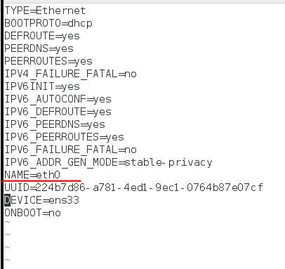 centos7里没有ifcfg-eth0只有 ifcfg-ens33(没有Eth0网卡)_通用实践_03