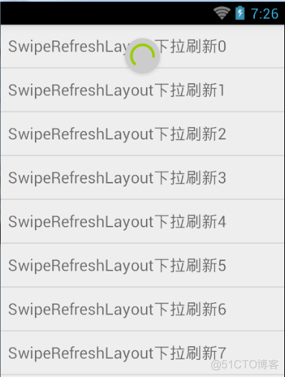 android之官方下拉刷新组件SwipeRefreshLayout_数据_02