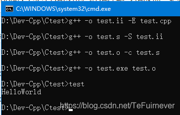 【C++100问】C/C++程序执行过程详解之预处理、编译、汇编、链接和执行，以及g++/gcc的安装使用_g++_12