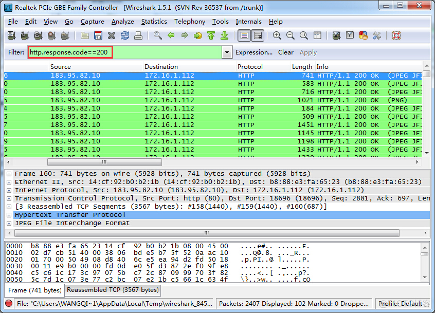 手机数据抓包以及wireshark技巧_随身wifi_16