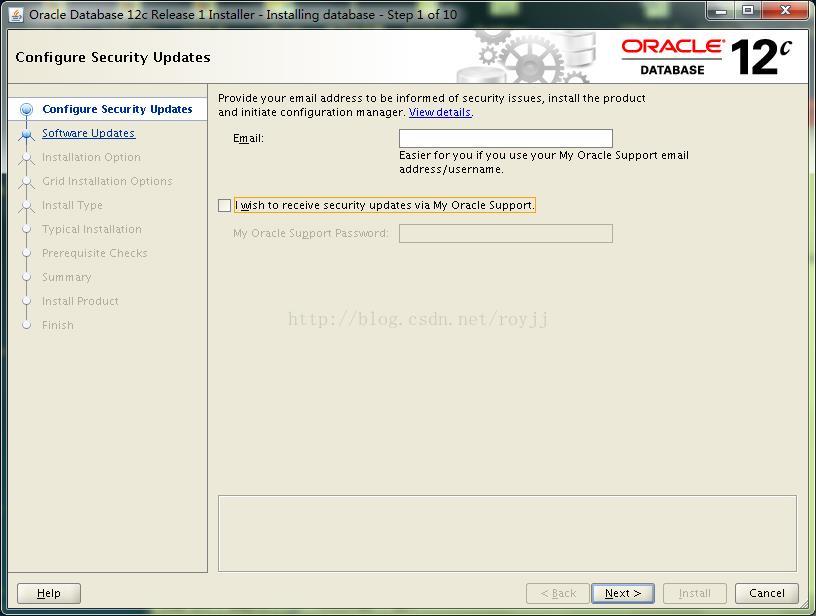 oracle database 12c R1 安装文档_配置文件