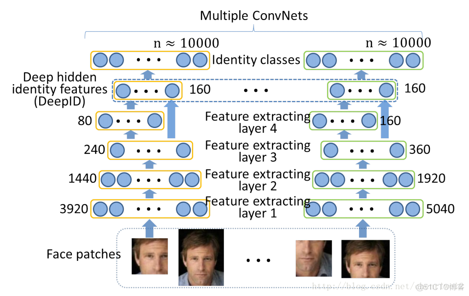 深度学习论文笔记-Deep Learning Face Representation from Predicting 10,000 Classes_深度学习