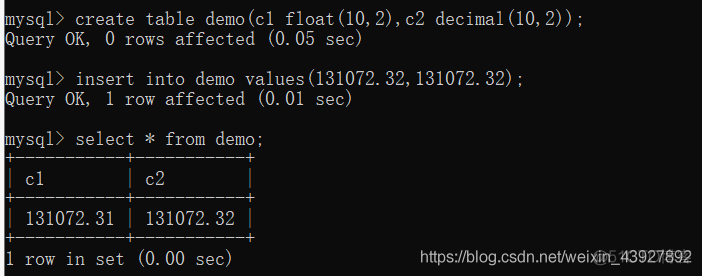 MySQL——如何选择合适的数据类型？_定点数_03