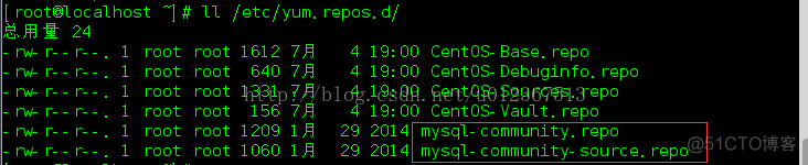 centos7通过yum安装mysql，并授权远程连接_官网_03