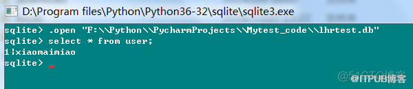 Python连接SQLite数据库_sqlite_02