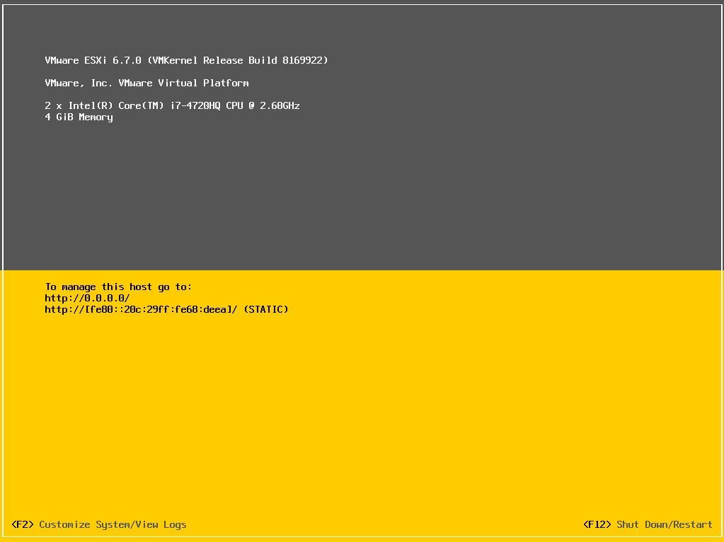 虚拟化操作系统ESXi 6.7安装配置--vSphere_root密码_15