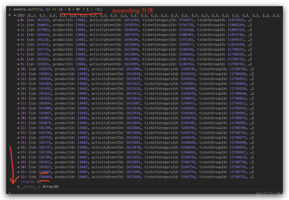 array sort_ascending_03