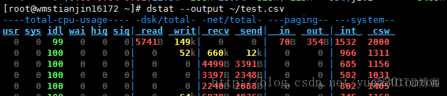 dstat Linux下的性能监测工具_服务器_05