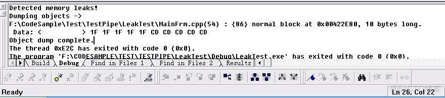如何调试MFC中的内存泄漏_内存泄漏