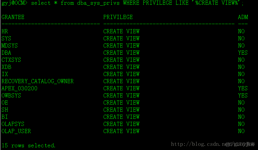 [每日一题] OCP1z0-047 :2013-08-02 权限―――分配系统权限_数据库_02