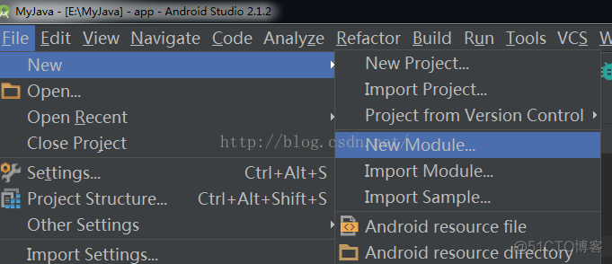 Android Studio中创建java项目_Android