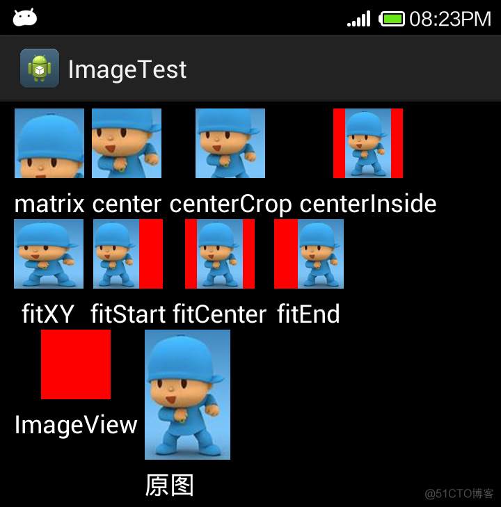 Android ImageView的scaleType属性与adjustViewBounds属性_android