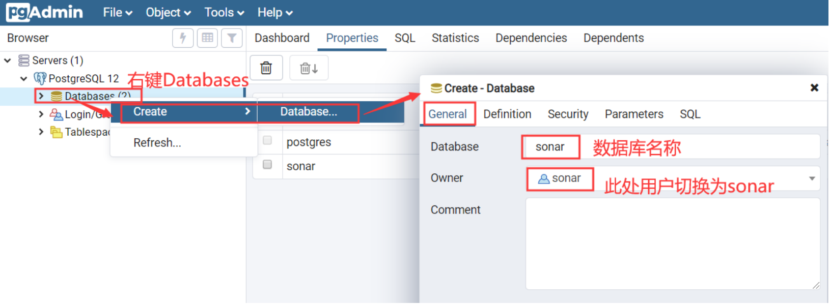 sonarqube配置postgresql数据库_用户名_09