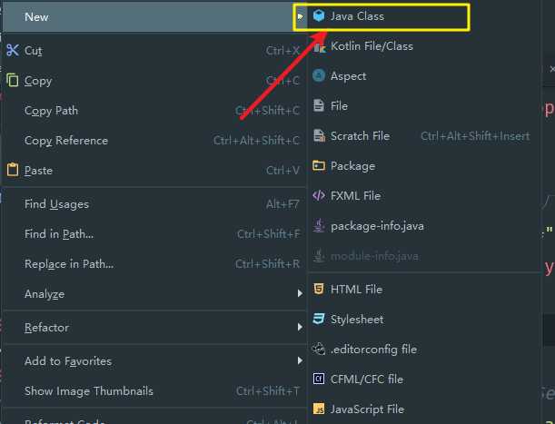 解决IDEA右键 new 没有新建class/Interface等等选项_java_03