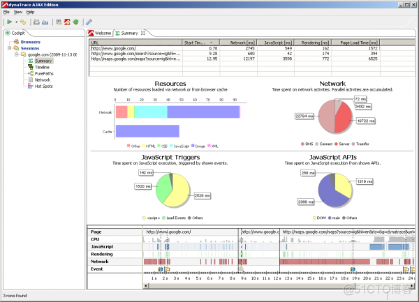 DynaTrace Ajax Edition：IE浏览器性能分析工具_ajax