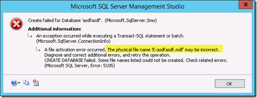 CREATE DATABASE failed_sql_02