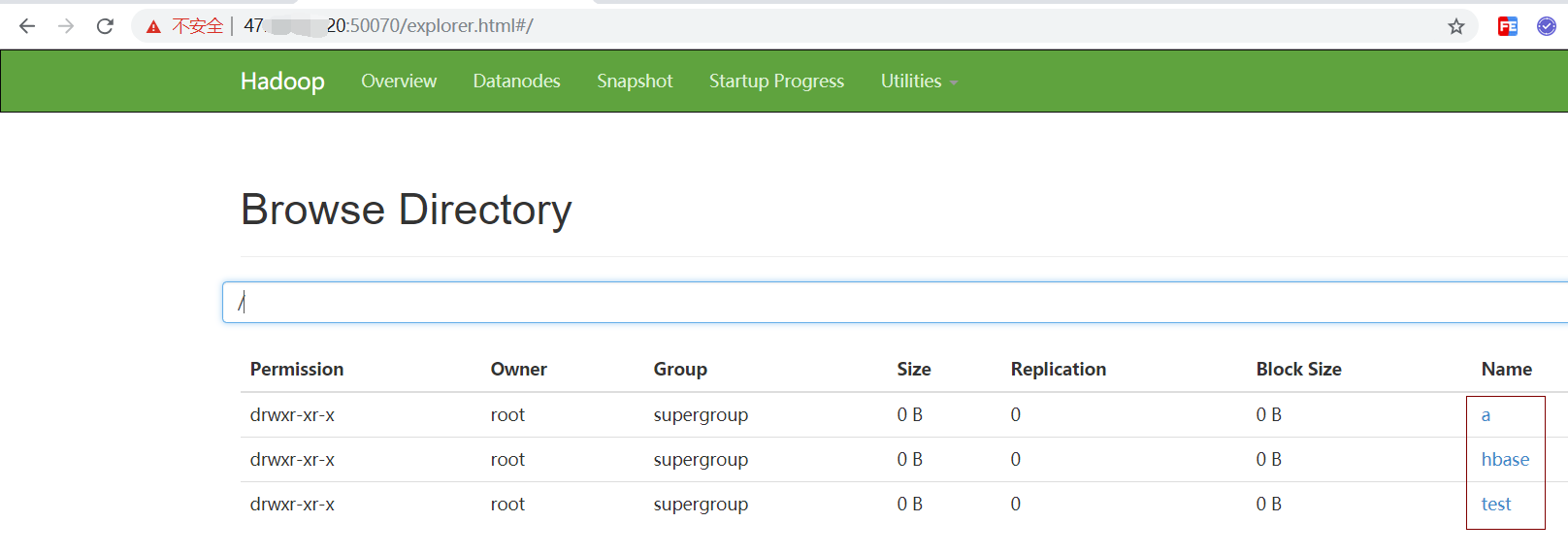 Hadoop安装和HDFS shell 常用命令操作_zookeeper_08