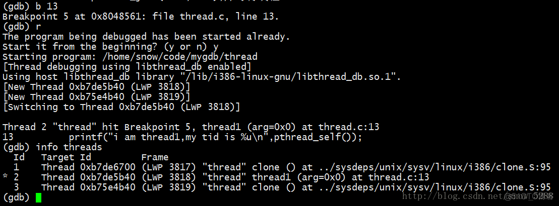 【GDB】GDB 调试多线程和多进程总结_多线程_09