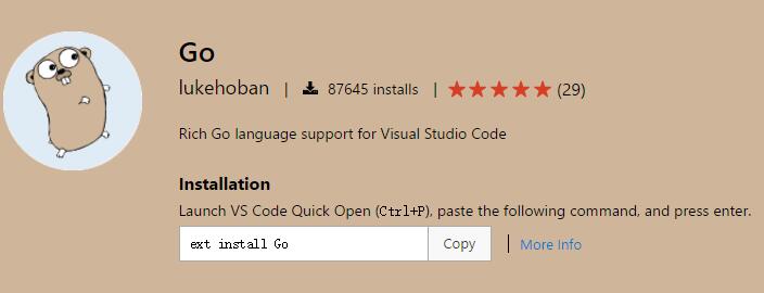 VS code golang 开发环境搭建_第三方包_05