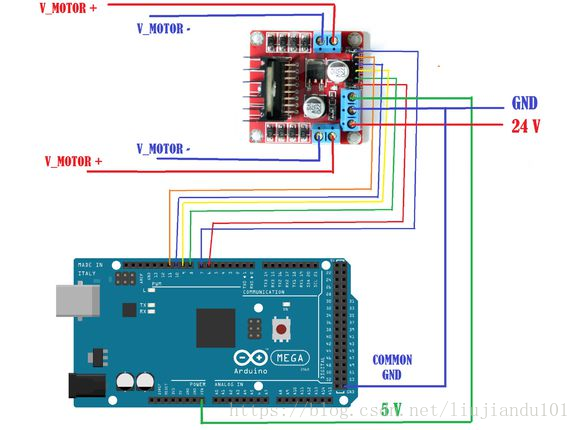 6线AB相马达与ARDUINO 和 L298N电机之间_技术_02