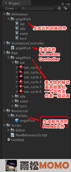 Unity2D研究院之自动生成动画、AnimationController、Prefab（一）_下载地址