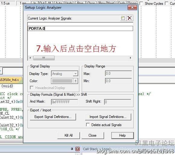 stm32 MDK5软件仿真之查看io口输出_引脚_05