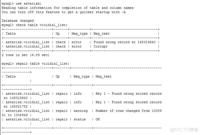 Table XXX is marked as crashed and should be repaired问题_重启_04