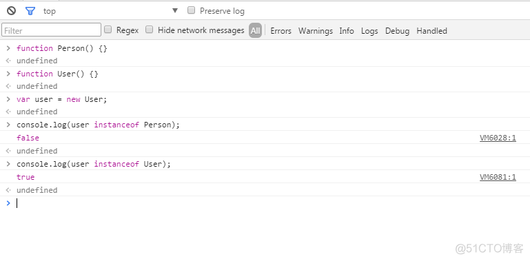 Javascript中typeof instanceof constructor的区别_内置对象_03