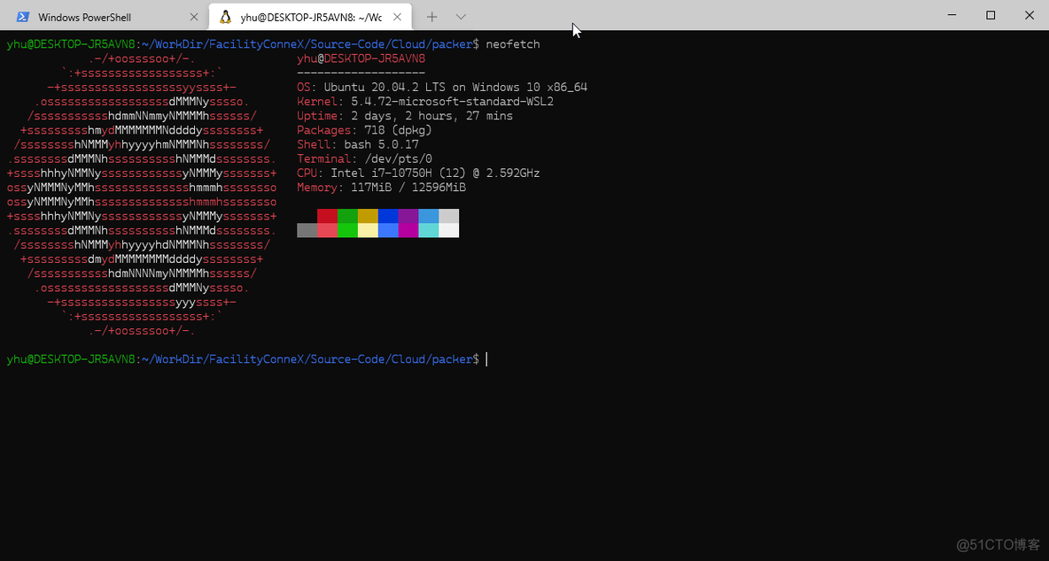NeoFetch - Linux 使用命令行查看系统信息_ubuntu_02