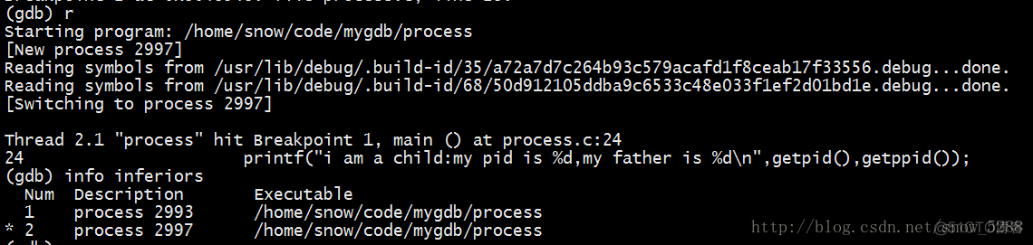 【GDB】GDB 调试多线程和多进程总结_子进程_06