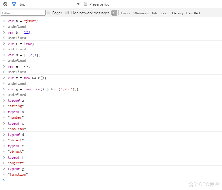 Javascript中typeof instanceof constructor的区别_构造函数_02