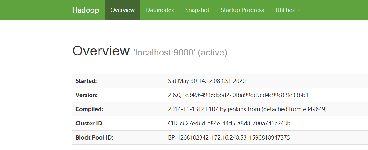 Hadoop安装和HDFS shell 常用命令操作_h5_03