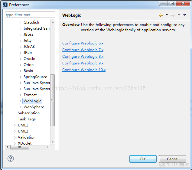 MyEclipse10中配置WebLogic10_eclipse_02