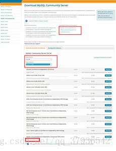 mysql官网下载linux版本安装包_左侧菜单_10