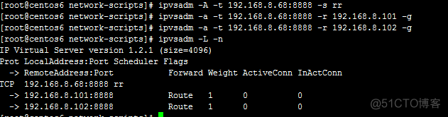 LVS负载均衡器DR模型的实现_html_18