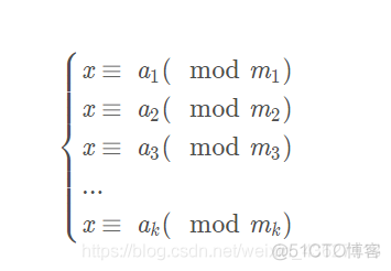 数学--数论--中国剩余定理+扩展中国剩余定理（孙子定理）_同余方程
