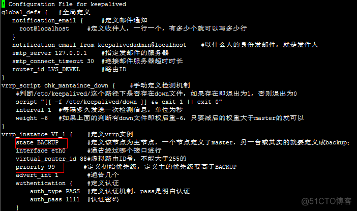 CentOS6.5环境使用keepalived实现nginx服务的高可用性及配置详解_配置文件_02