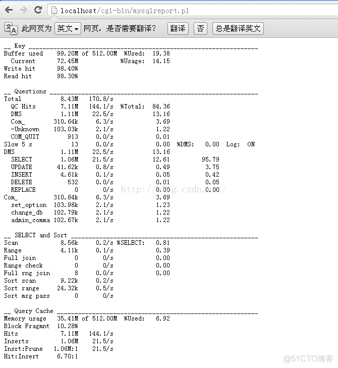 windows下配置mysql数据库监视工具Mysqlreport_mysql数据库_03