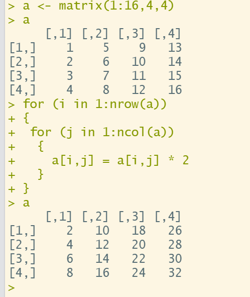 R语言中的for循环结构_二维数组_08