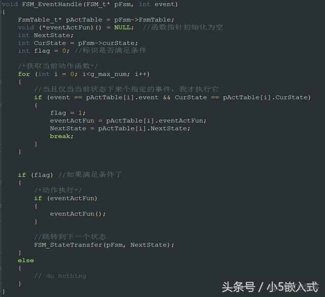 有限状态机（Finite-state machine, FSM）的C语言实现_不执行_08
